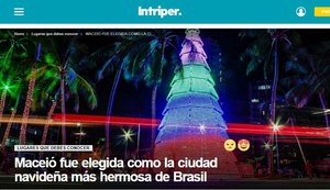 Natal de Maceió é destaque em portal de turismo da Argentina