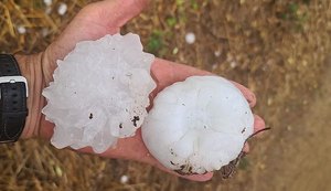 Bebê morre após ser atingida por granizo durante tempestade na Espanha