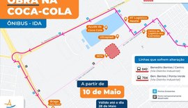 Obra no Distrito Industrial modifica itinerário das linhas de ônibus