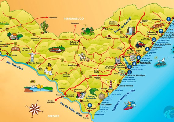 Jornalista lança Projeto 'Alagoas de Ponta a Ponta', que pretende percorrer a pé as regiões turísticas do Estado