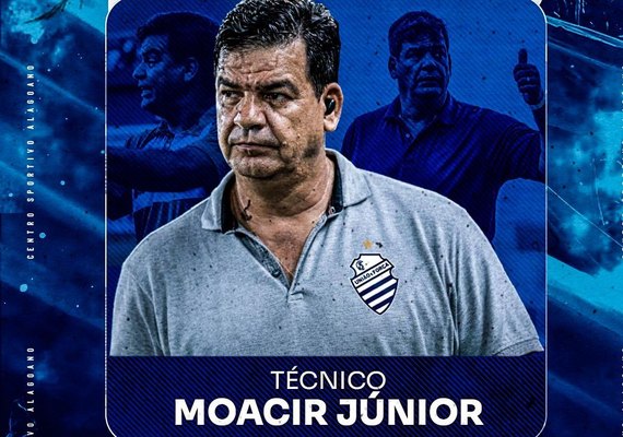 Moacir Júnior é anunciado como novo técnico do CSA