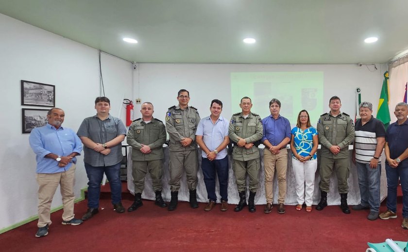 PM destaca reforço no policiamento para o final de ano em reunião com comerciantes no centro de Maceió