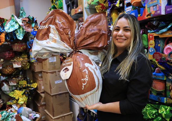 Ovos de Páscoa com preços elevados