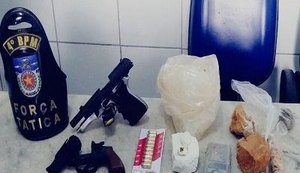 Polícia Civil cumpre mandado de prisão contra jovem flagrado com drogas e pistola