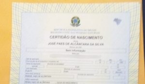Defensoria garante direito ao registro civil a homem que viveu décadas sem documentação