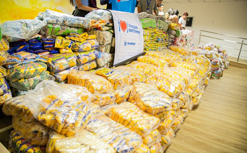 Sefaz arrecada mais de 3,5 toneladas de alimentos para campanha