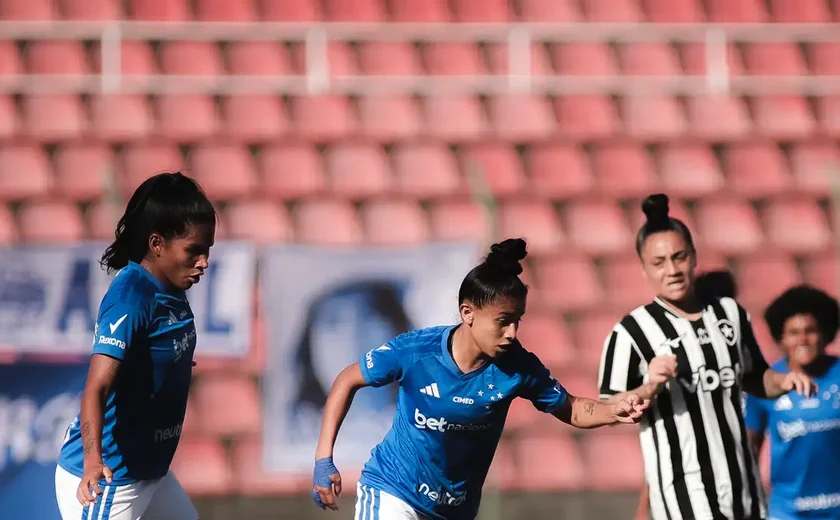 Cruzeiro vence Botafogo no Brasileirão Feminino