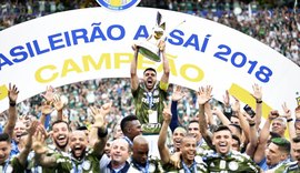 No Ranking Nacional de Clubes da CBF, Palmeiras lidera, CRB é 32º e CSA, o 45º