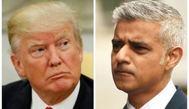 Defensores de Trump invadem evento e protestam contra prefeito de Londres