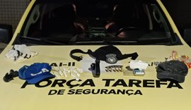 PM apreende 27 armas e mais de 15 kg de entorpecentes em uma semana