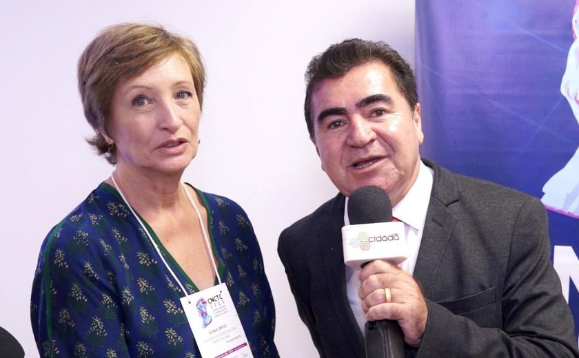Jornalista Sônia Bridi concede entrevista à TV Cidadã