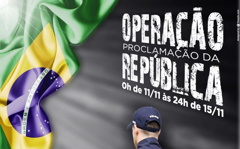 Polícia Rodoviária Federal inicia Operação Proclamação da República 2016
