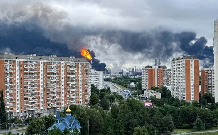 Moscou sofre ataque com 200 drones da Ucrânia e fecha aeroporto
