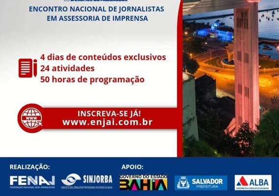 ENJAI 2023: Assessoria de imprensa é a principal atividade de 43,4% dos jornalistas brasileiros