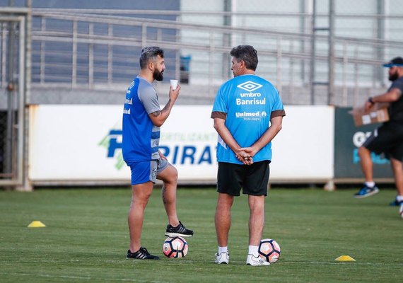Grêmio se reapresenta sem titulares após empate com o Novo Hamburgo