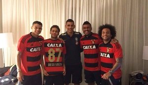 Diego Souza 'leva' Neymar, Thiago Silva, Paulinho e Marcelo para o Sport