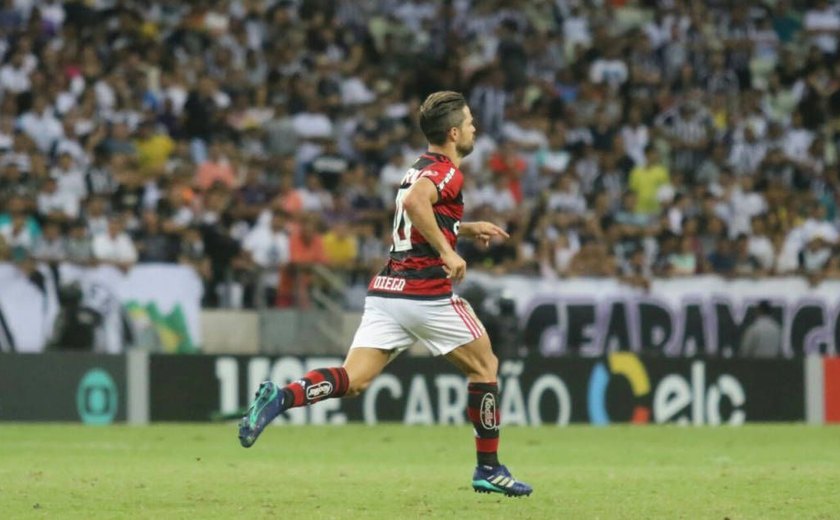 Diego revela agressão, mas elogia torcida do Flamengo