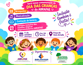 Feira reúne famílias atípicas empreendedoras e atividades infantis em Maceió