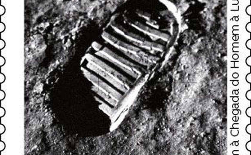 Chegada do homem à lua é homenageada em selo