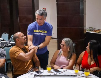 “Não tem momento mais gratificante do que esse”, diz Rafael Brito durante comemoração do Dia dos Professores