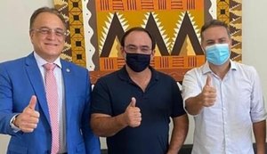 Futuro prefeito de Junqueiro  é recebido pelo governador de AL que prometeu parceria  