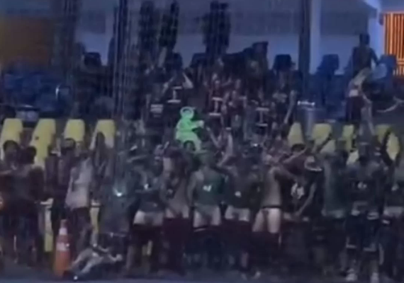 Estudantes de medicina fazem ''punhetaço''  em jogo de vôlei feminino