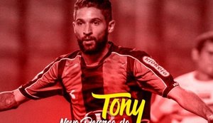 CRB anuncia o meia Tony, ex-América-MG, como reforço para disputa da Série B