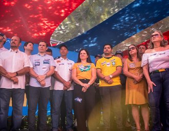 Prefeita Lívia Carla participa do lançamento das candidaturas de Antônio Albuquerque e Nivaldo Albuquerque