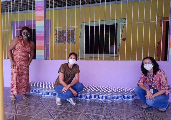 Senai, Usina Santo Antônio e Plastec doam álcool para fortalecer ações contra Covid-19
