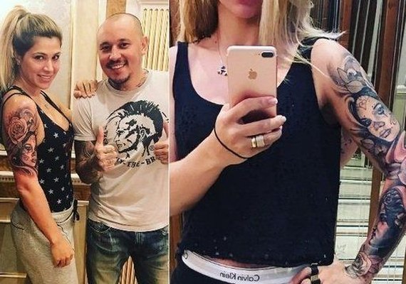 Dani Souza mostra nova tatuagem e é detonada na internet: 'Perdeu a elegância'