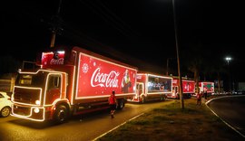 Caminhões iluminados da Caravana de Natal da Coca-Cola chegam a Alagoas nesta sexta, dia 25