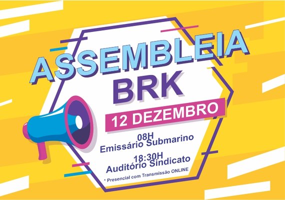 Assembleia discutirá proposta da BRK para pagamento da PLR 2022