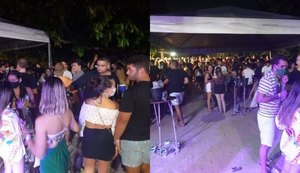 Polícia Militar encerra festa clandestina com quase mil pessoas na Barra de São Miguel