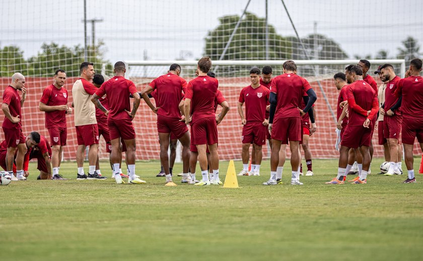 CRB encerra preparação para duelo decisivo contra o Londrina