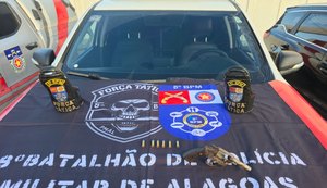 PM apreende drogas e arma de fogo durante abordagens no interior