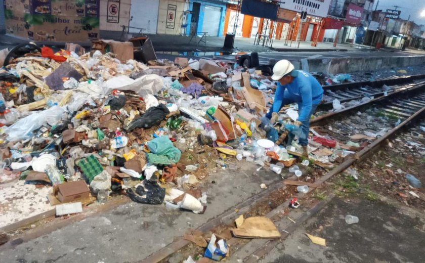 CBTU denuncia descarte de lixo na linha de trem