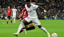 Vinícius Jr. e mais três jogadores do Real Madrid testam positivo para Covid-19