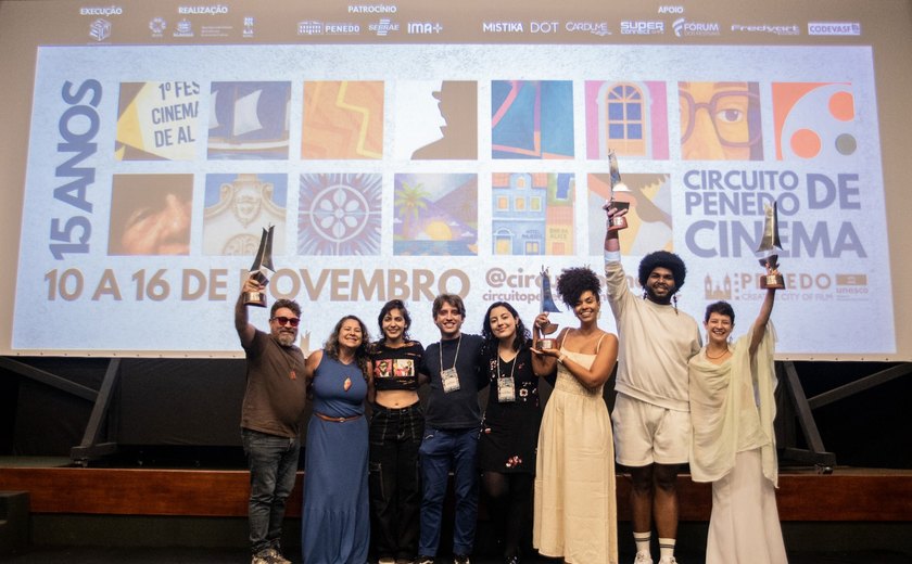 Circuito Penedo de Cinema encerra edição com filmes alagoanos entre os vencedores