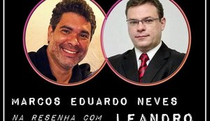 Leandro Mazzini participa de live com o jornalista Marcos Eduardo Neves