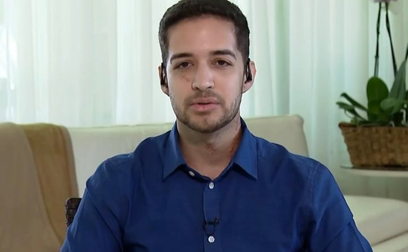 Gabriel Luiz, repórter que foi esfaqueado, revela detalhes: 'Nem pensei em reagir'