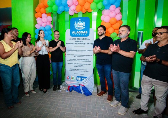 Paulo Dantas inaugura a 68ª creche Cria em Traipu