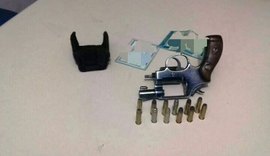 PRF prende suspeito de porte ilegal de arma de fogo em Teotônio