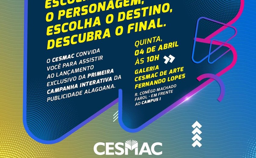 Cesmac apresenta primeira campanha de vestibular interativa do Nordeste