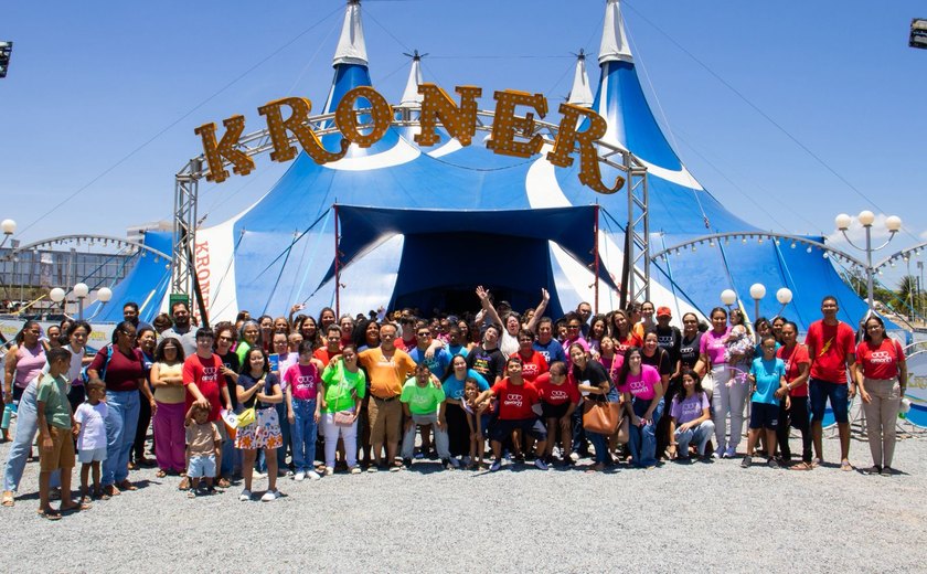 Internacional Circo Kroner promove Espetáculo da Inclusão em Maceió e emociona crianças e adolescentes