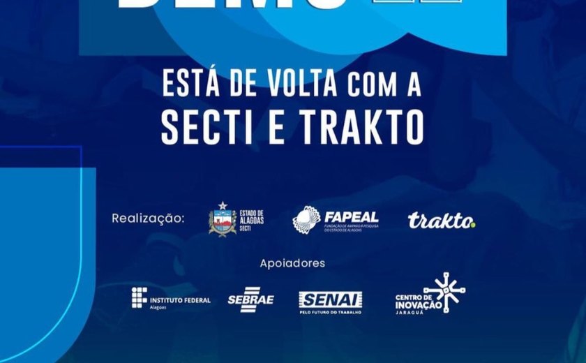 Startups alagoanas concorrem a prêmios no Demoday 2022 na programação do Trakto Show