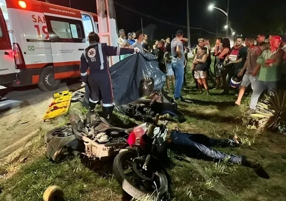 Colisão entre moto e carro de passeio deixa um morto na AL-215, em Marechal Deodoro