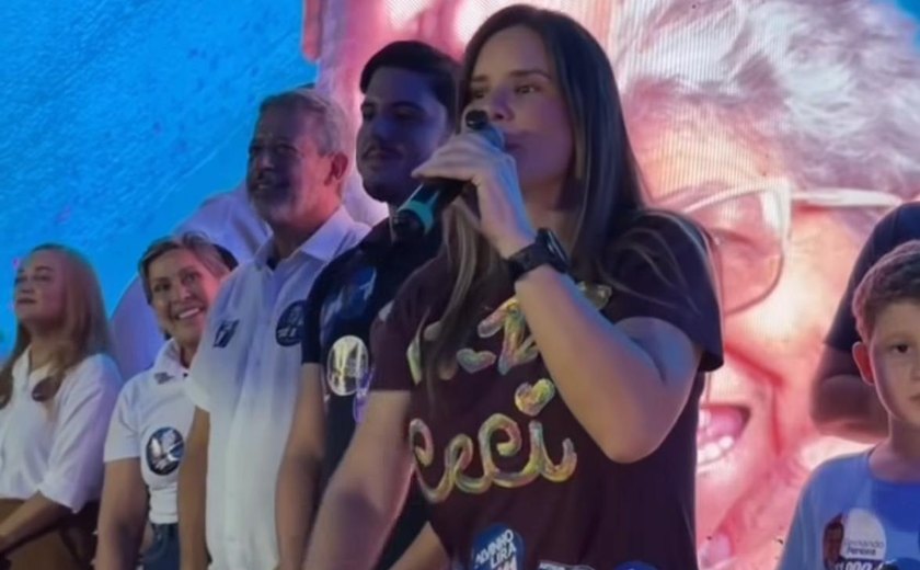 Candidata à ALE, ex-prefeita Ceci marca presença em grande ato do PP na capital alagoana