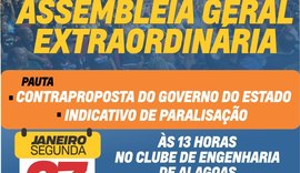 Sindpol realiza assembleia geral para categoria decidir sobre contraproposta do governo