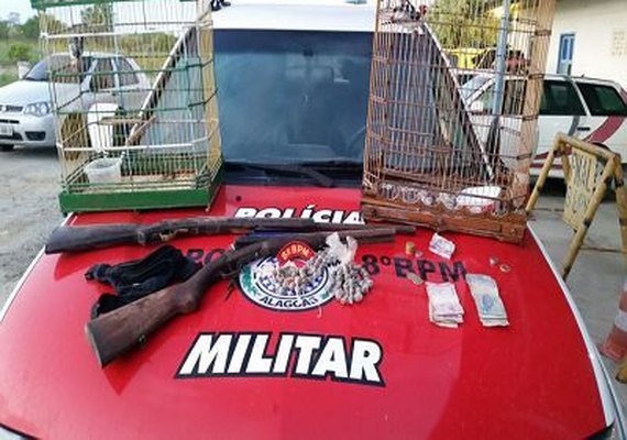 Drogas e armas de fogo são apreendidas em Messias durante a Operação Sufoco