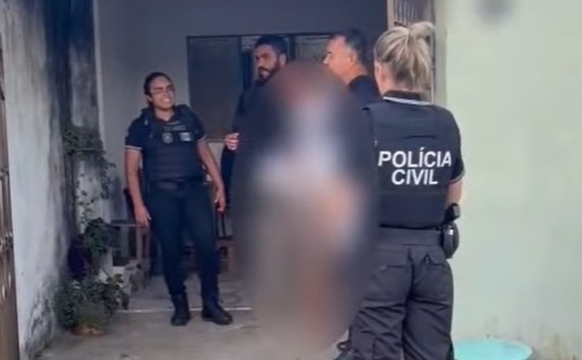 Preso em AL homem que abusava e estuprava enteada desde os 8 anos de idade no RN